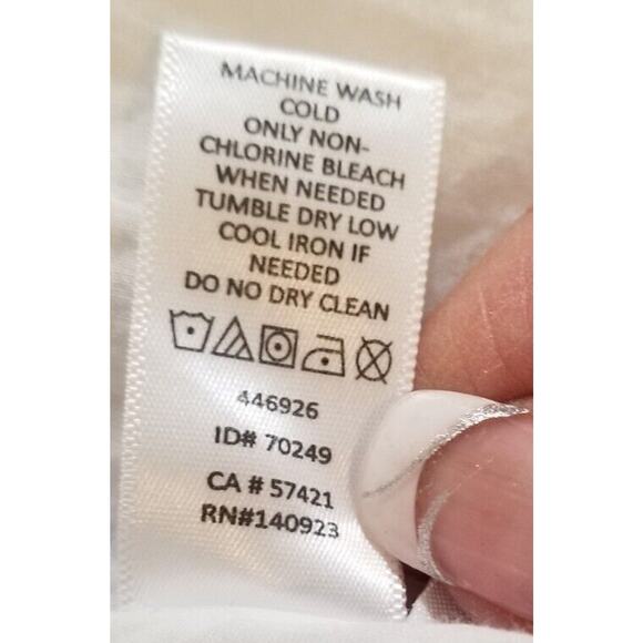 LOFT BOHO Peasant White Floral Eyelet Embroidered Cold Shoulder Mini Dress Sz S - Picture 8 of 8